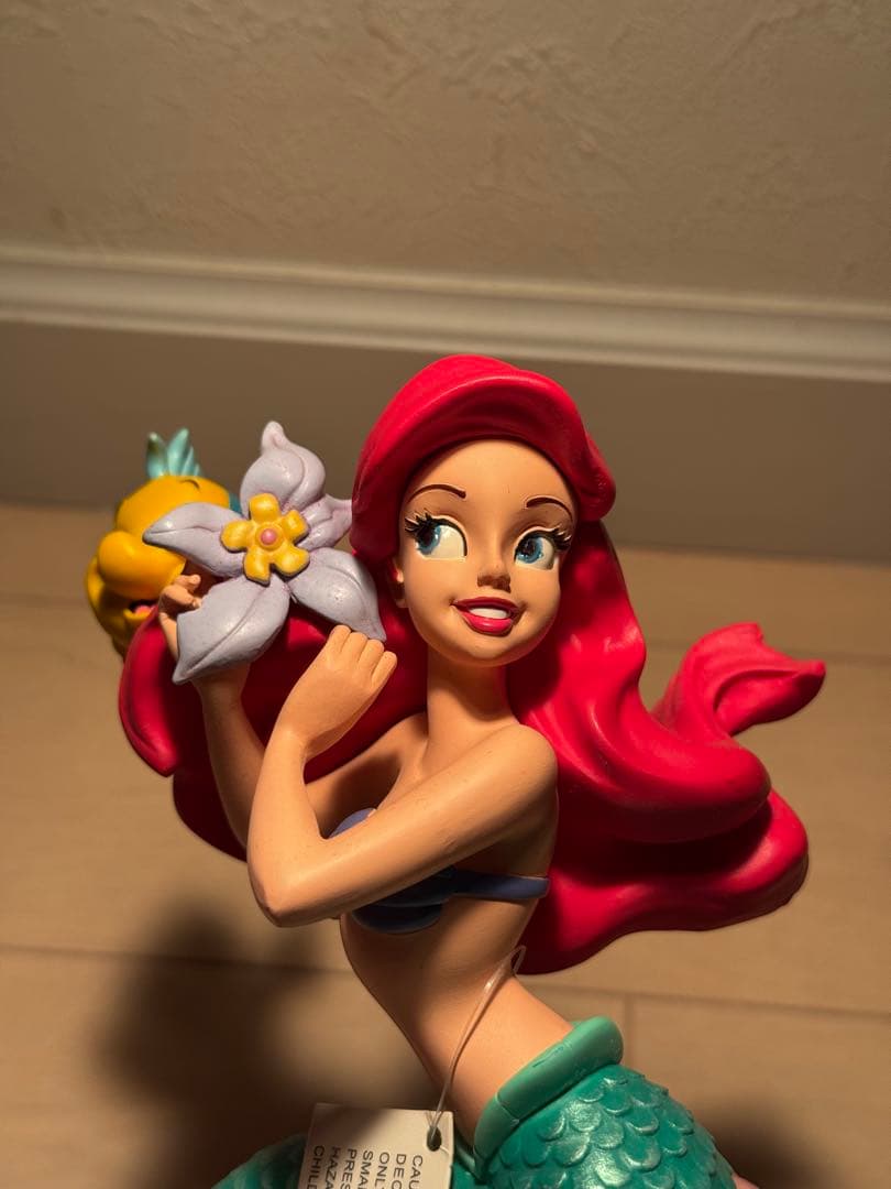 【激レア★海外パーク品★タグ付き】アリエル　オルゴール 置物　フィギュア