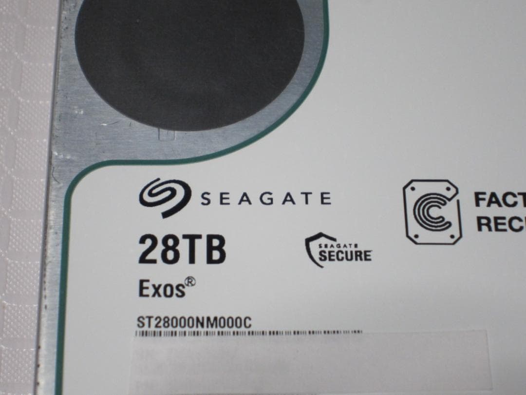 即日発送可 Seagate ST28000NM000C 28TBHDD ジャンク