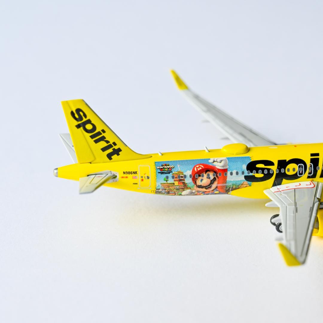 スピリット航空 A320neo 任天堂 スーパーマリオ 1/400