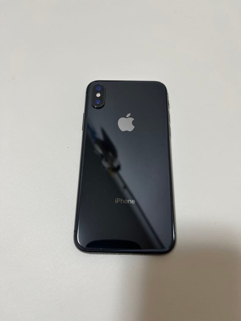 Apple iPhone X スペースグレイ　64GB 箱付き