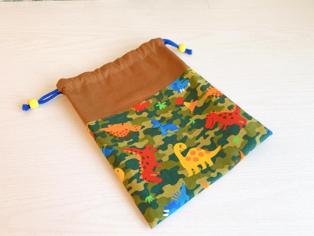 サイズ変更OK★入園入学４点セット男の子＃23-09恐竜（ポップ系）