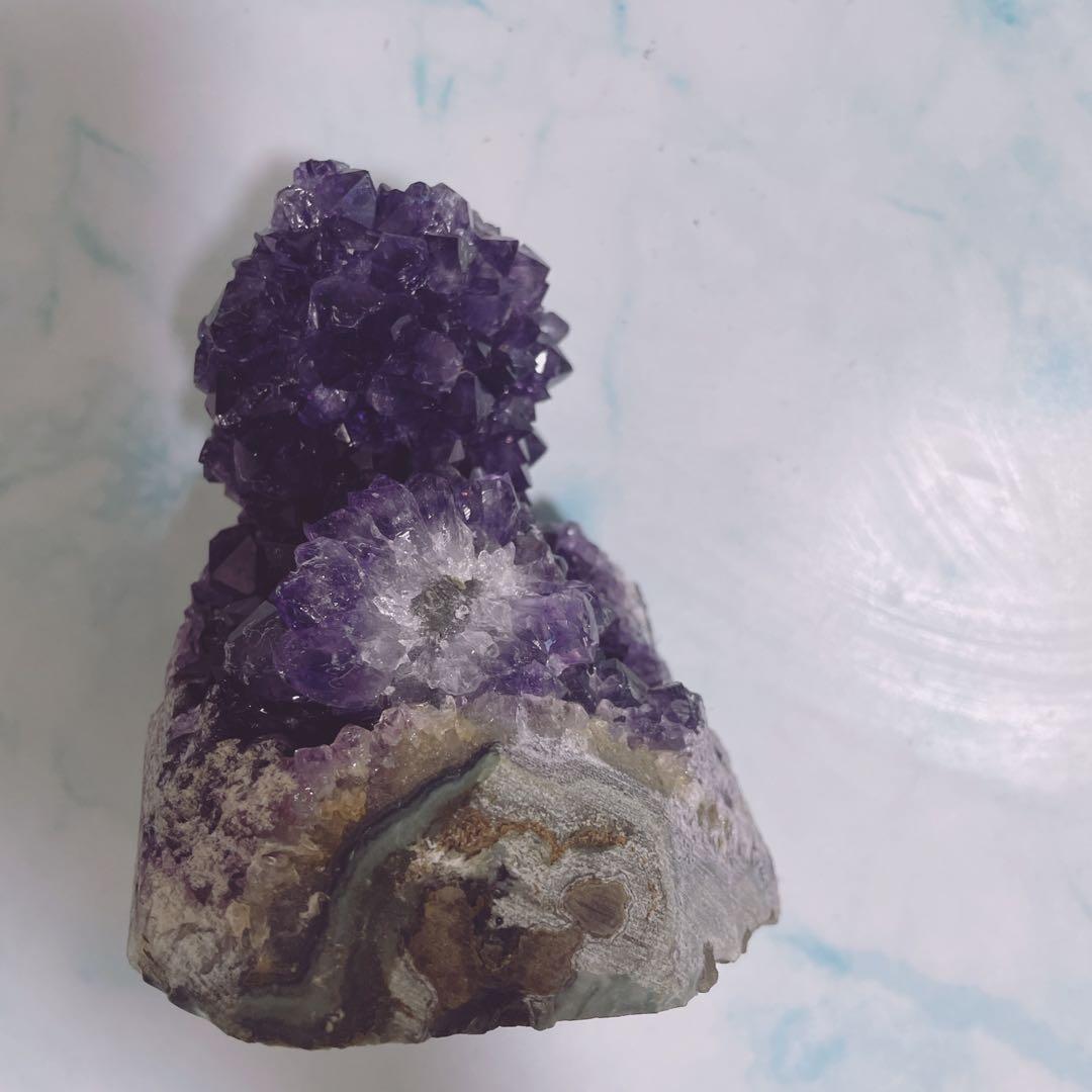 フラワーアメジスト ‎キラキラ お花 かわいい