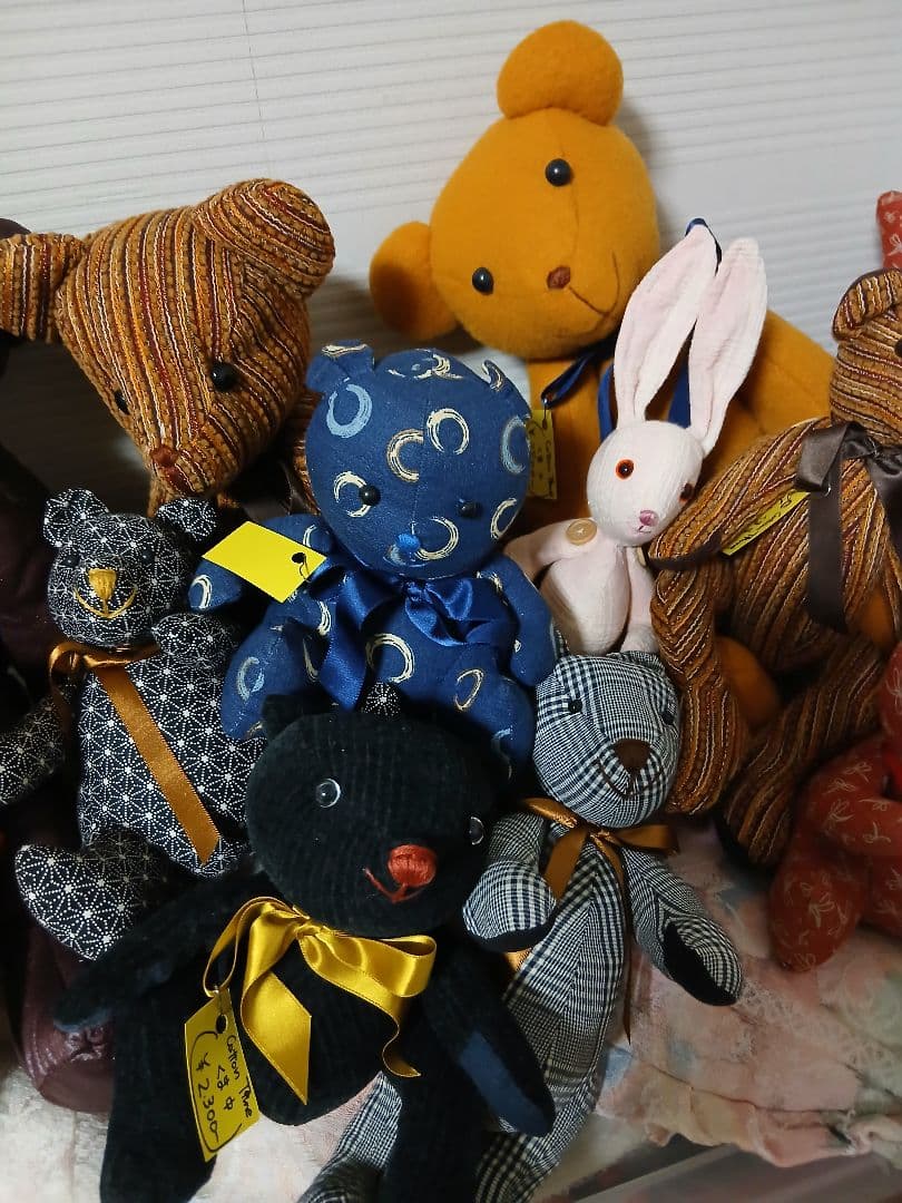 ハンドメイド、布製ぬいぐるみセット、数、お値引き交渉受け付けます。