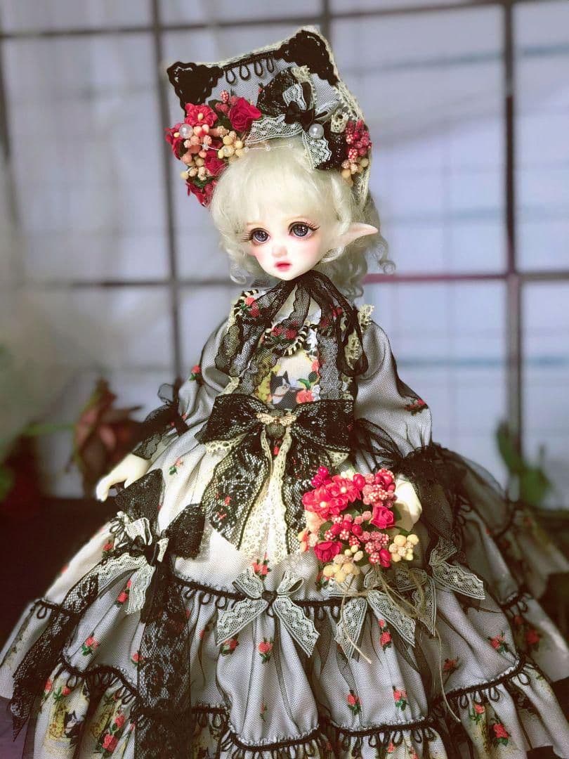 WY54 BJD 1/4 ドール 衣装 人形服 3点セット　ハンドメイド