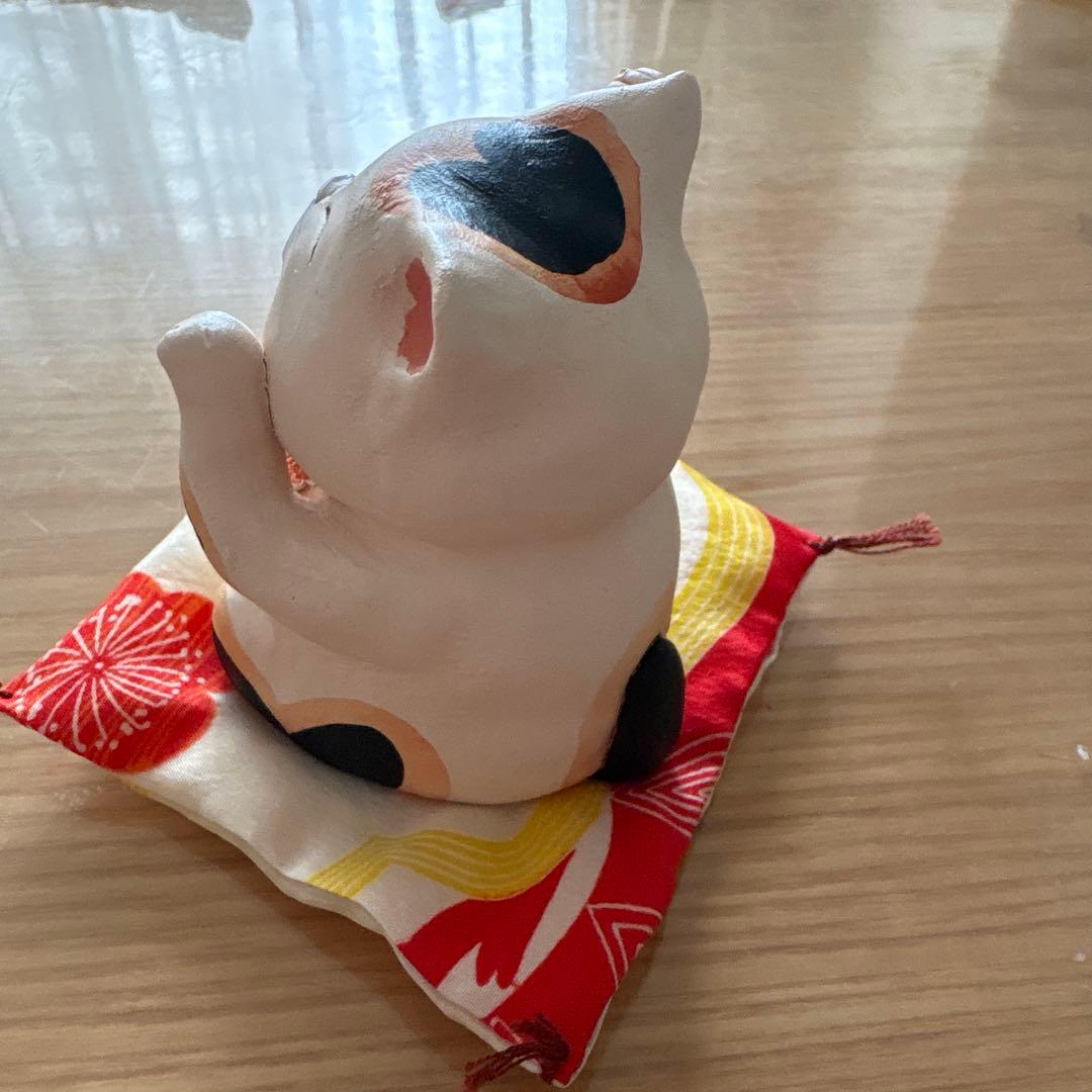 特価！作家　もりわじんさん　レア　招き猫　１点もの