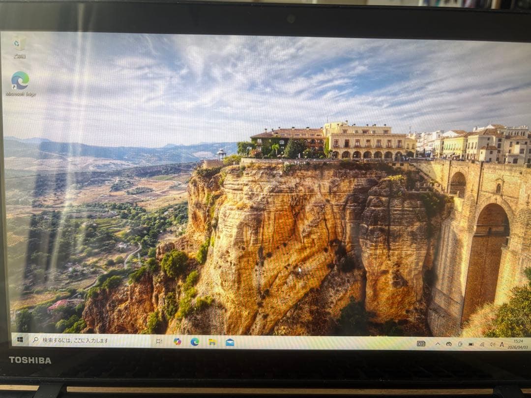 TOSHIBA ノートPC Windows 10 充電器付き