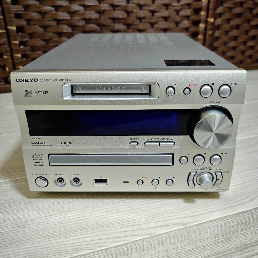 【美品】 ONKYO FR-N7FX CD/MD/USB/Tuner 本体