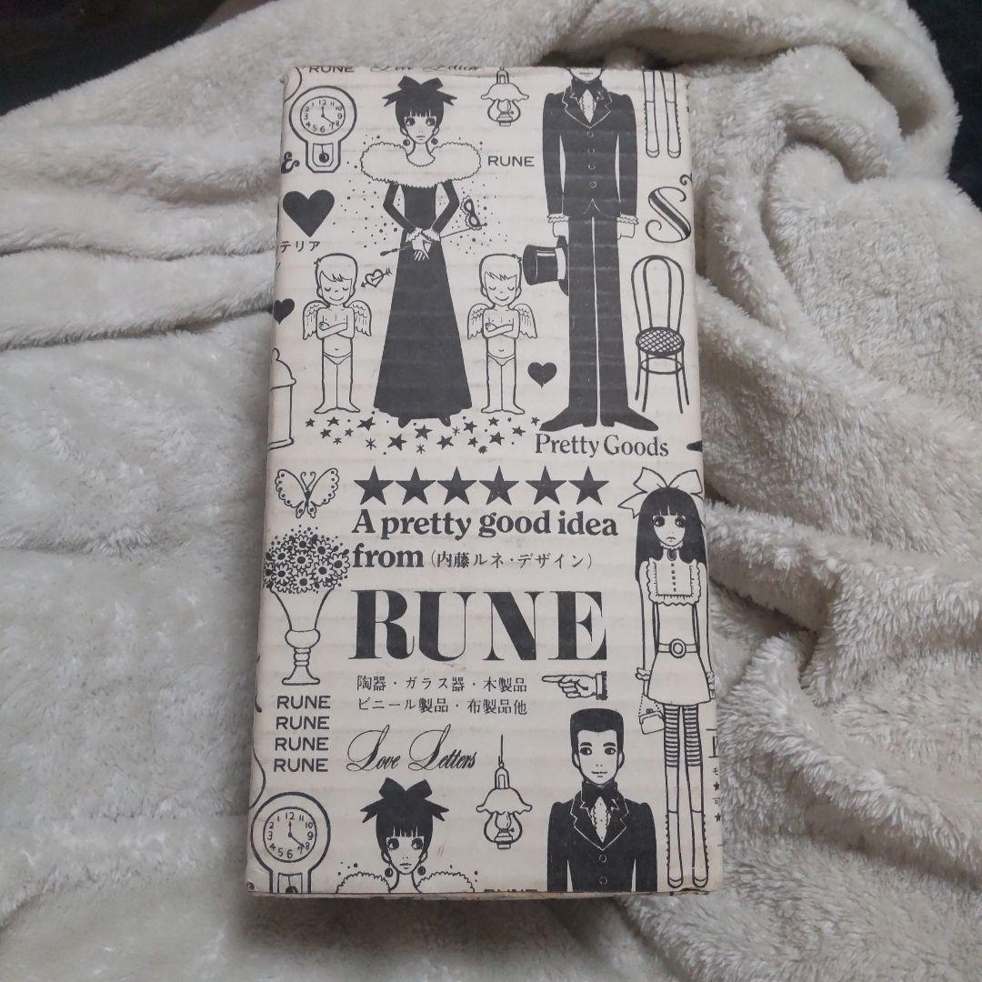 レア　RUNE 内藤ルネ 陶器 貯金箱 猫 昭和レトロ　箱有り