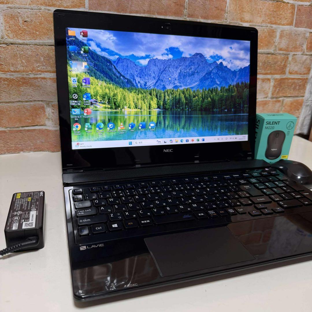 NECノートPC BRUーRE SSD Windows11 Pro オフィス付き