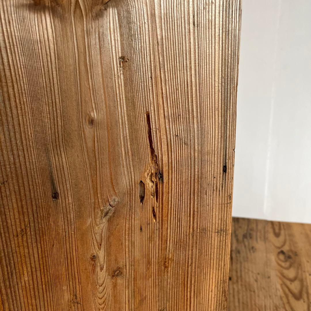 アンティーク パタパタ棚 チェスト 本棚 食器棚 無垢材 無塗装