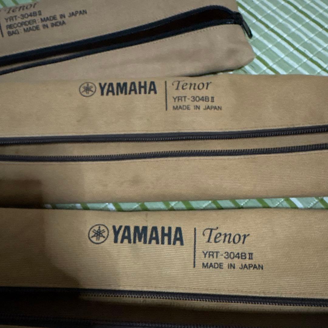 YAMAHA ヤマハ　テナーリコーダー ケースYRT-304BⅡ 3本セット