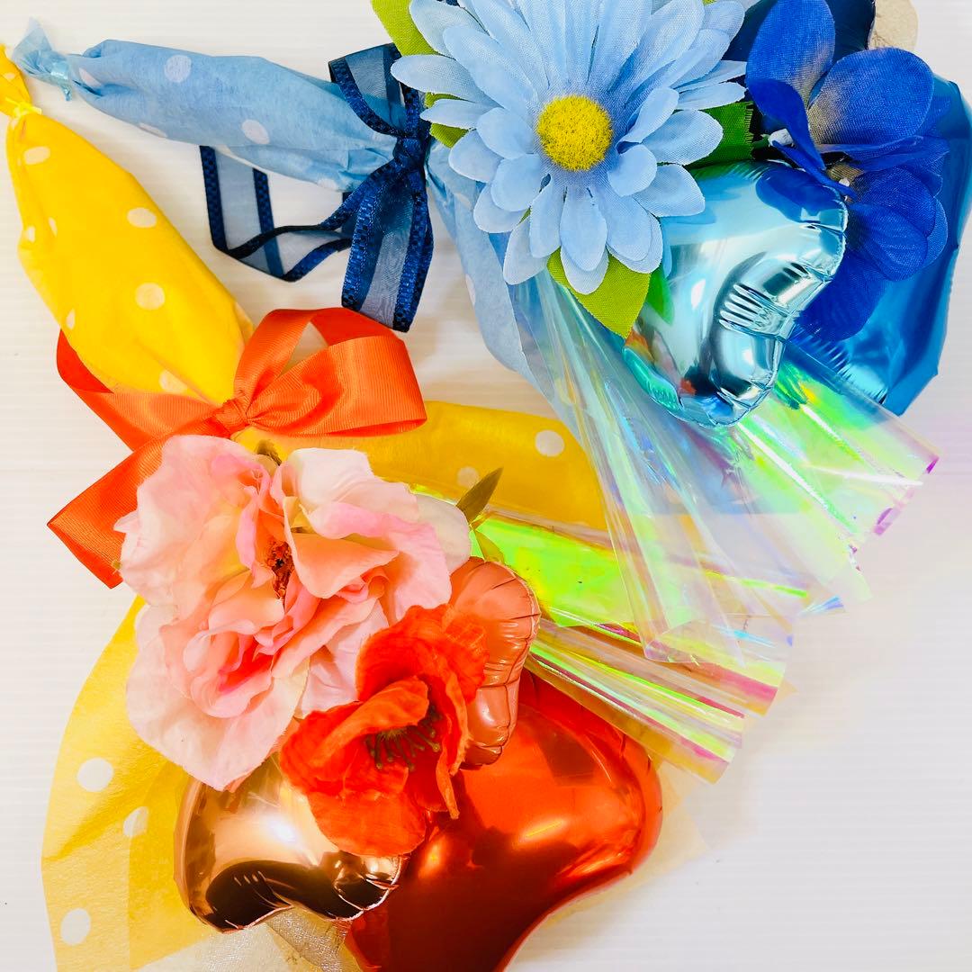 卒業式　ブーケ 卒業祝い　お菓子ブーケ　バルーンブーケ誕生日　花束　オーロラ