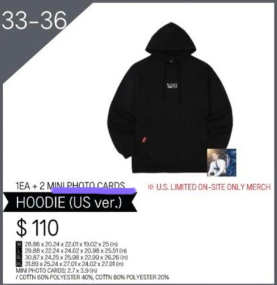 BTS SUGA AgustD D-DAY アメリカ 限定フーディ ミニフォト