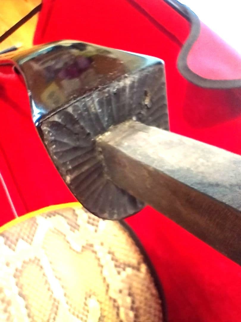 ビンテージ三線、本革1枚張り、真壁型、美音