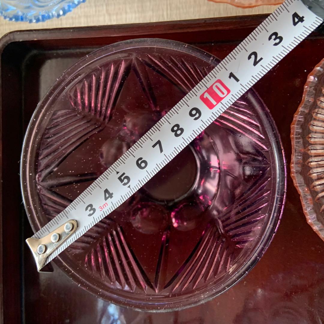 ★在庫処分セール《骨董》【プレスガラス】アンティークレトロ　12客セット