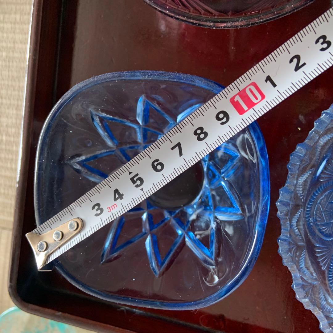 ★在庫処分セール《骨董》【プレスガラス】アンティークレトロ　12客セット