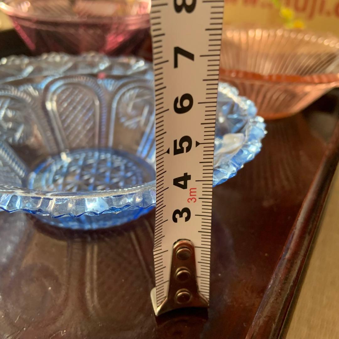 ★在庫処分セール《骨董》【プレスガラス】アンティークレトロ　12客セット