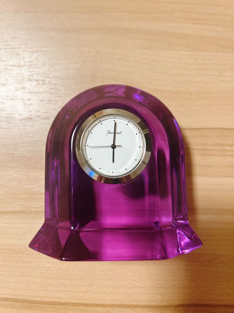 【バカラ】　ベガクロック　置時計