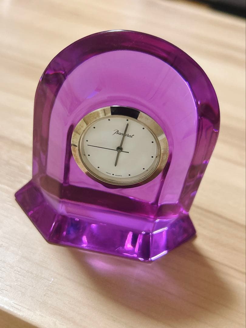 【バカラ】　ベガクロック　置時計