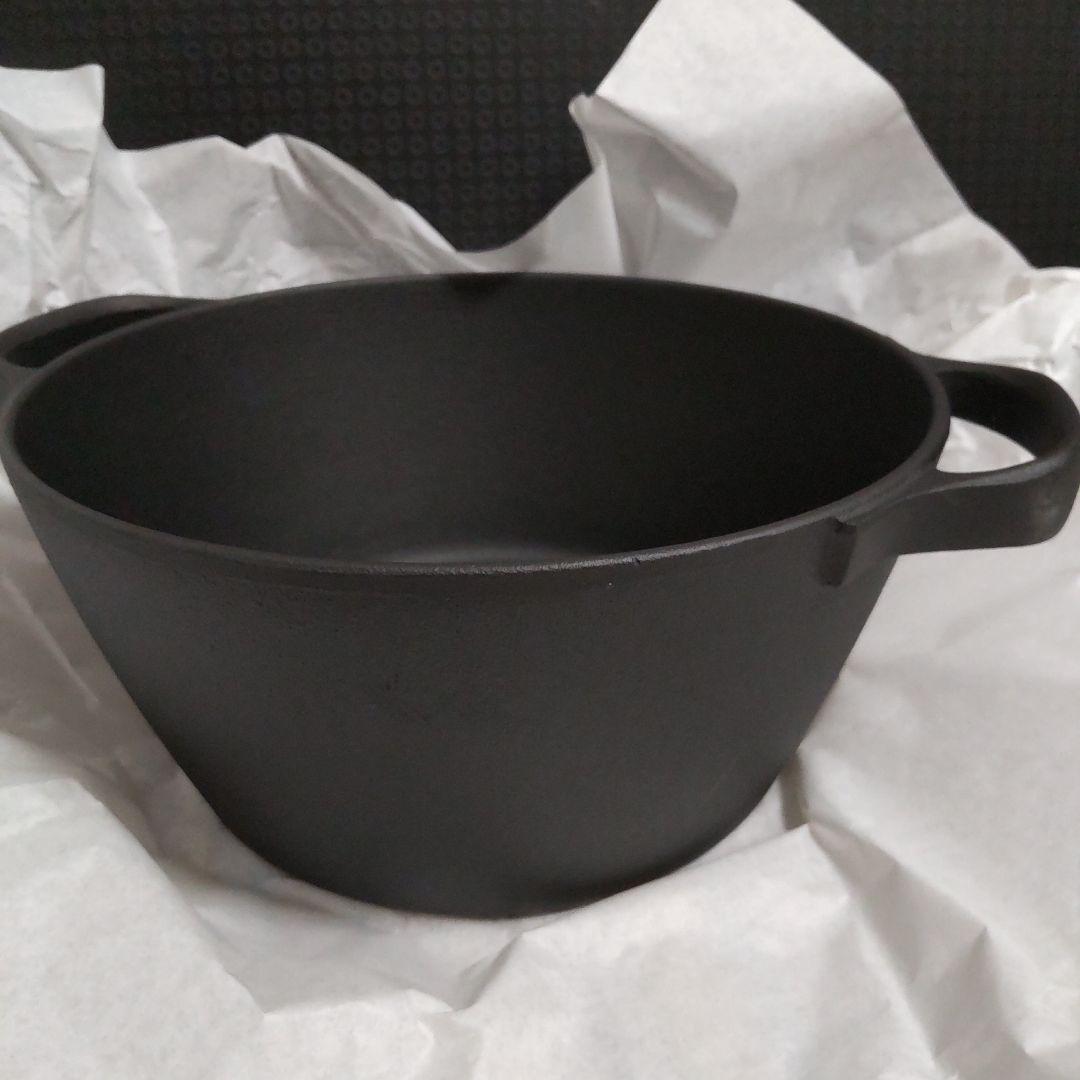 南部鉄器及源鋳造クックトップ丸 深形 ２０ｃｍ　CT-004箱入り新品未使用品！