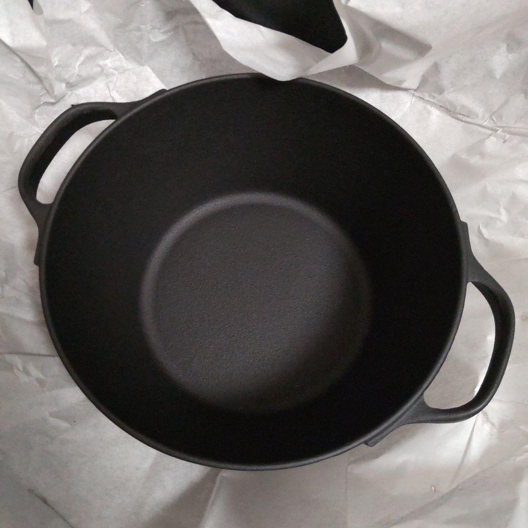南部鉄器及源鋳造クックトップ丸 深形 ２０ｃｍ　CT-004箱入り新品未使用品！