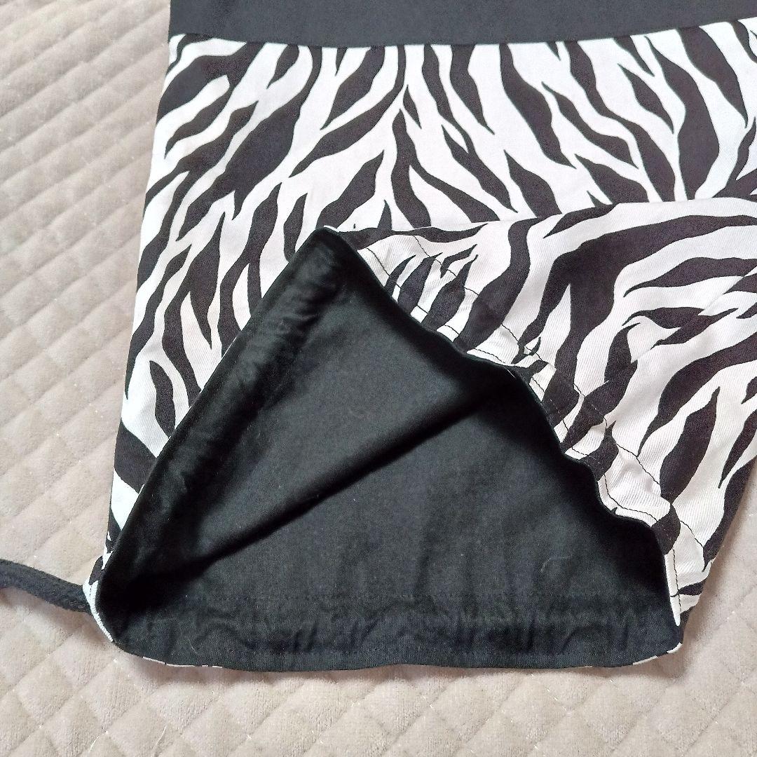 ぴんちょす　ハンドメイド（ゼブラ柄）