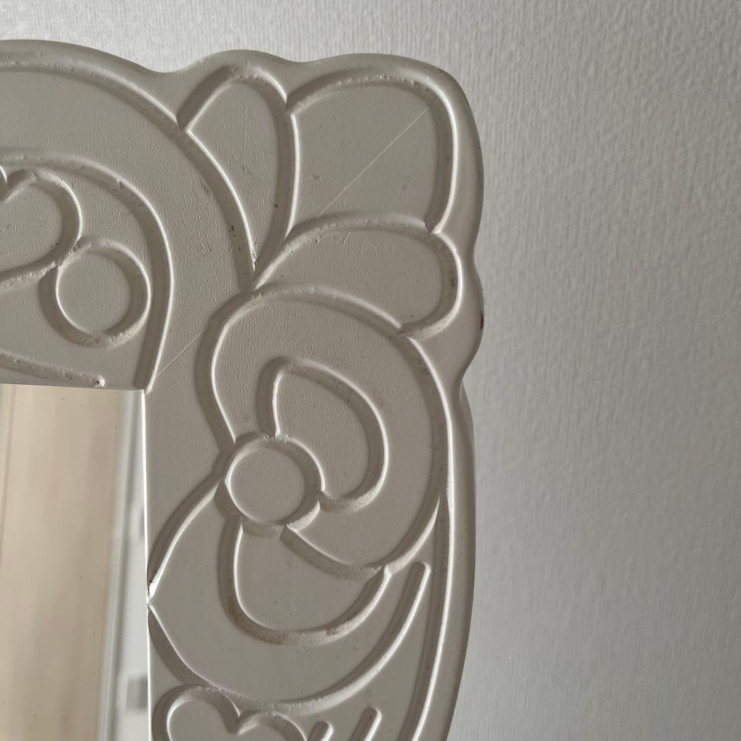 アンティーク調 大型 姿見 スタンドミラー シャビーシック フレンチ