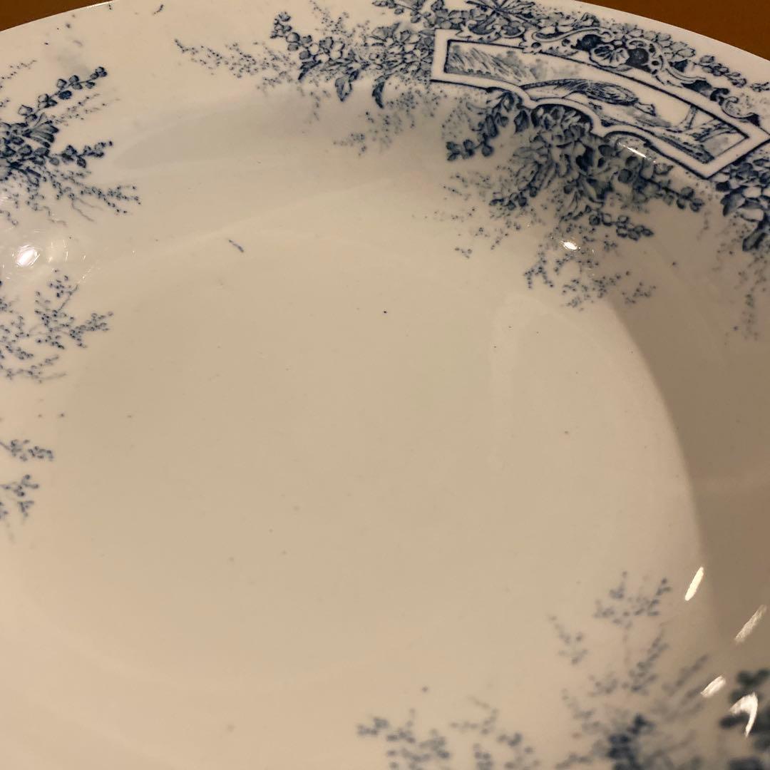 フランスの陶磁器ブランド「リュネヴィル」アンティークプレート