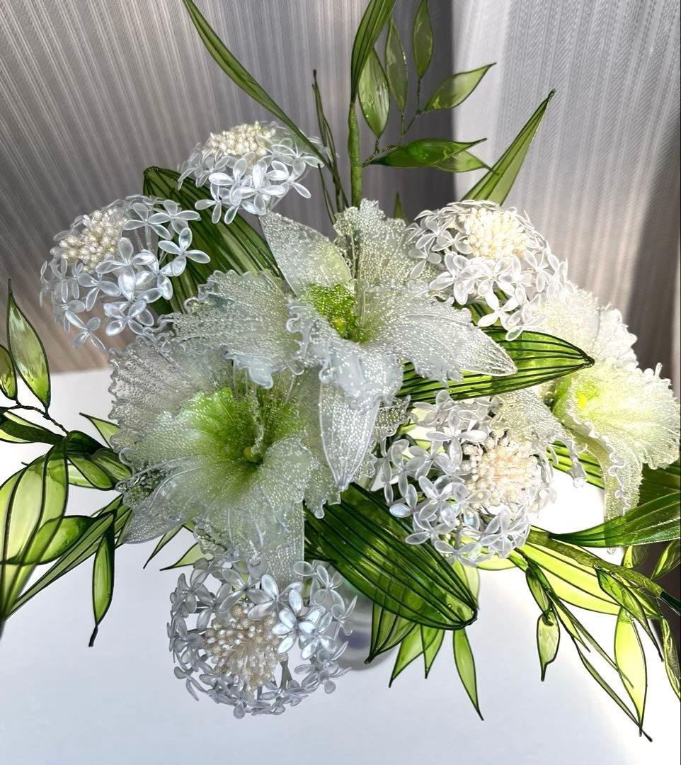 アメリカンフラワー　ディップフラワーNO.142（カトレア・レースフラワー）②