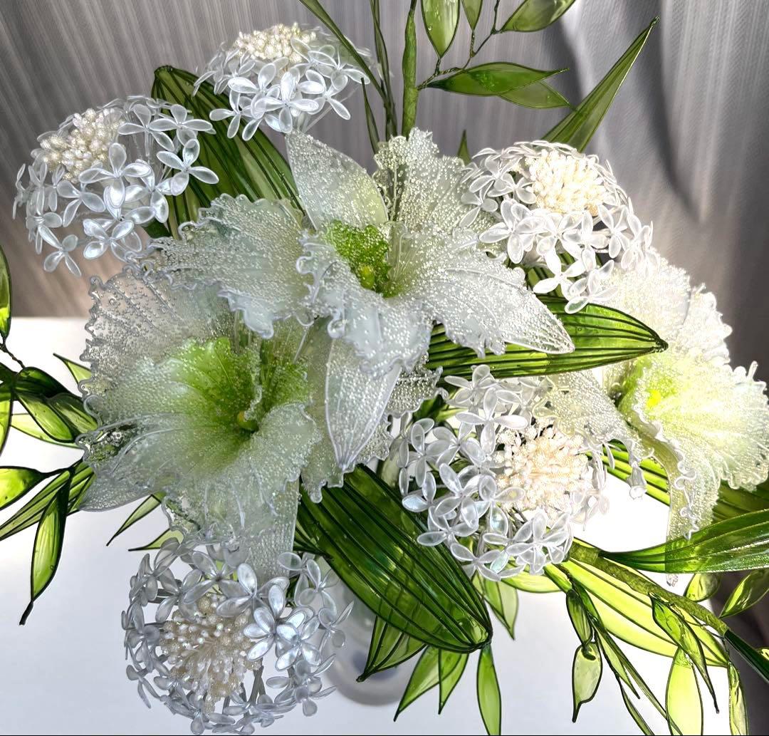 アメリカンフラワー　ディップフラワーNO.142（カトレア・レースフラワー）②