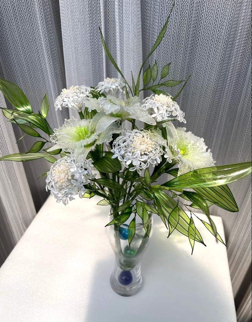 アメリカンフラワー　ディップフラワーNO.142（カトレア・レースフラワー）②