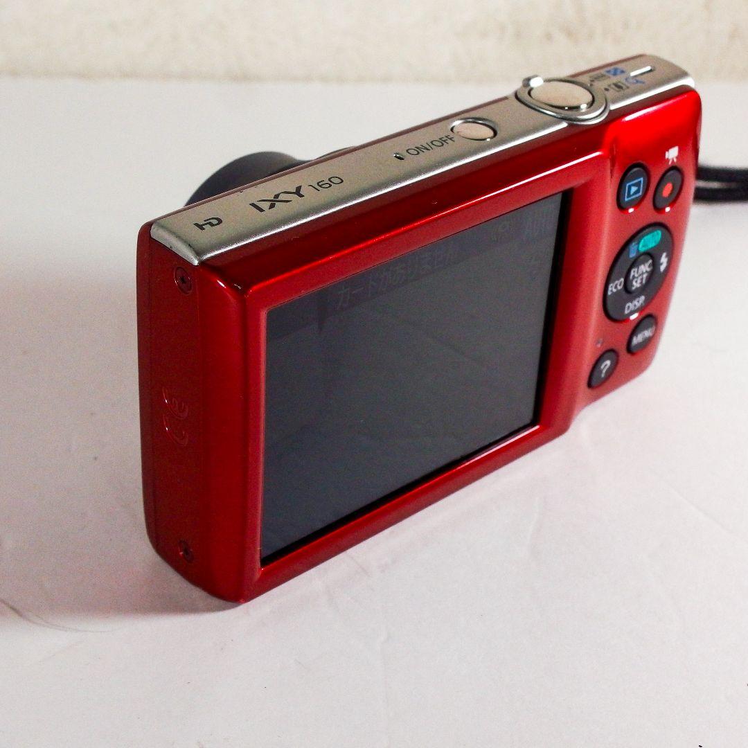 完動美品 キヤノン Canon IXY 160 レッド 動作確認 OK