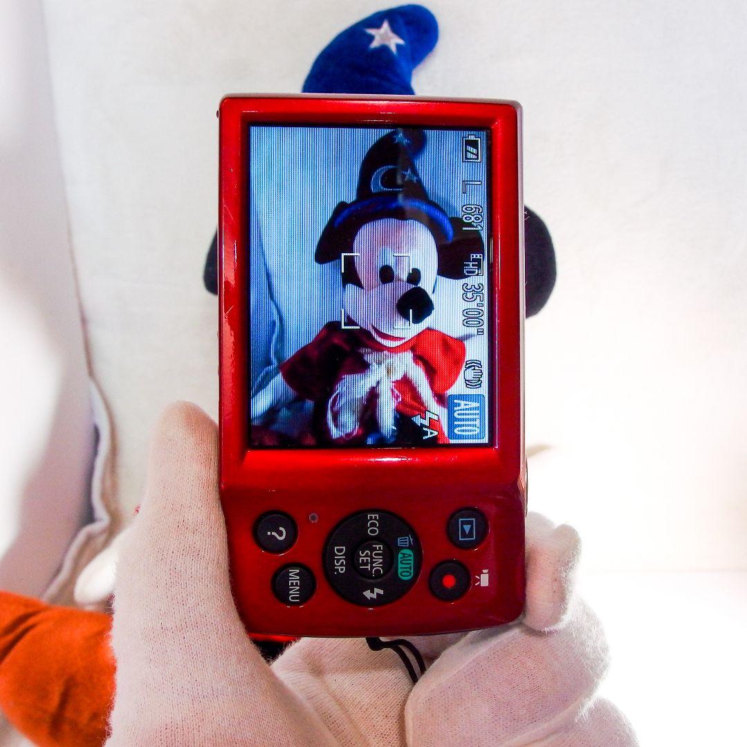 完動美品 キヤノン Canon IXY 160 レッド 動作確認 OK