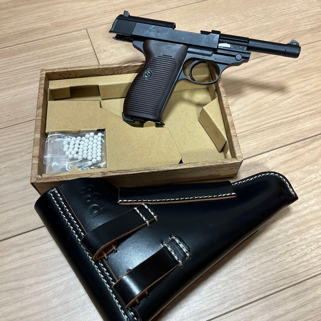 Walther P38 モデルガン ホルスター付き