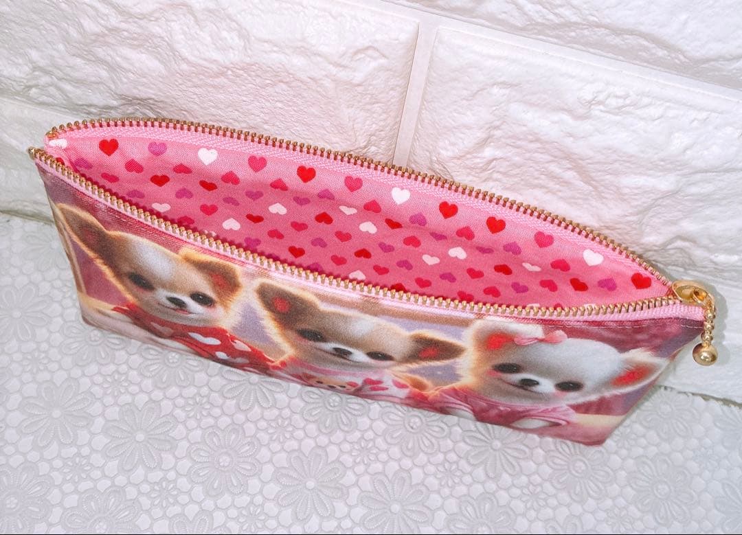 巾着＆ポーチ♡レディ&チワワ