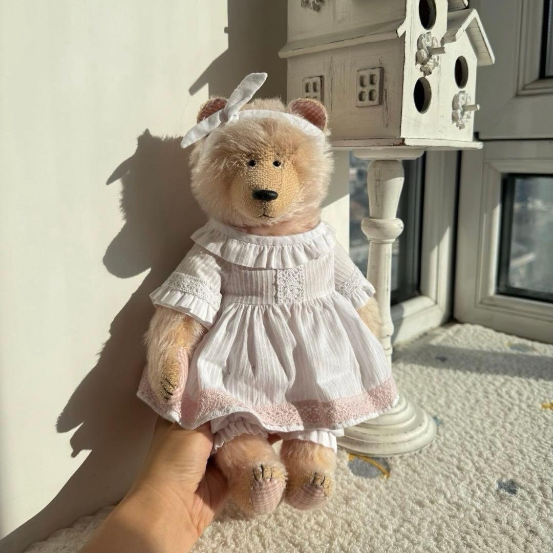 優しい大熊さん アーティストベア 海外作家様 ハンドメイド テディベア ロシア