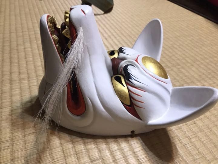 お祭り狐お面