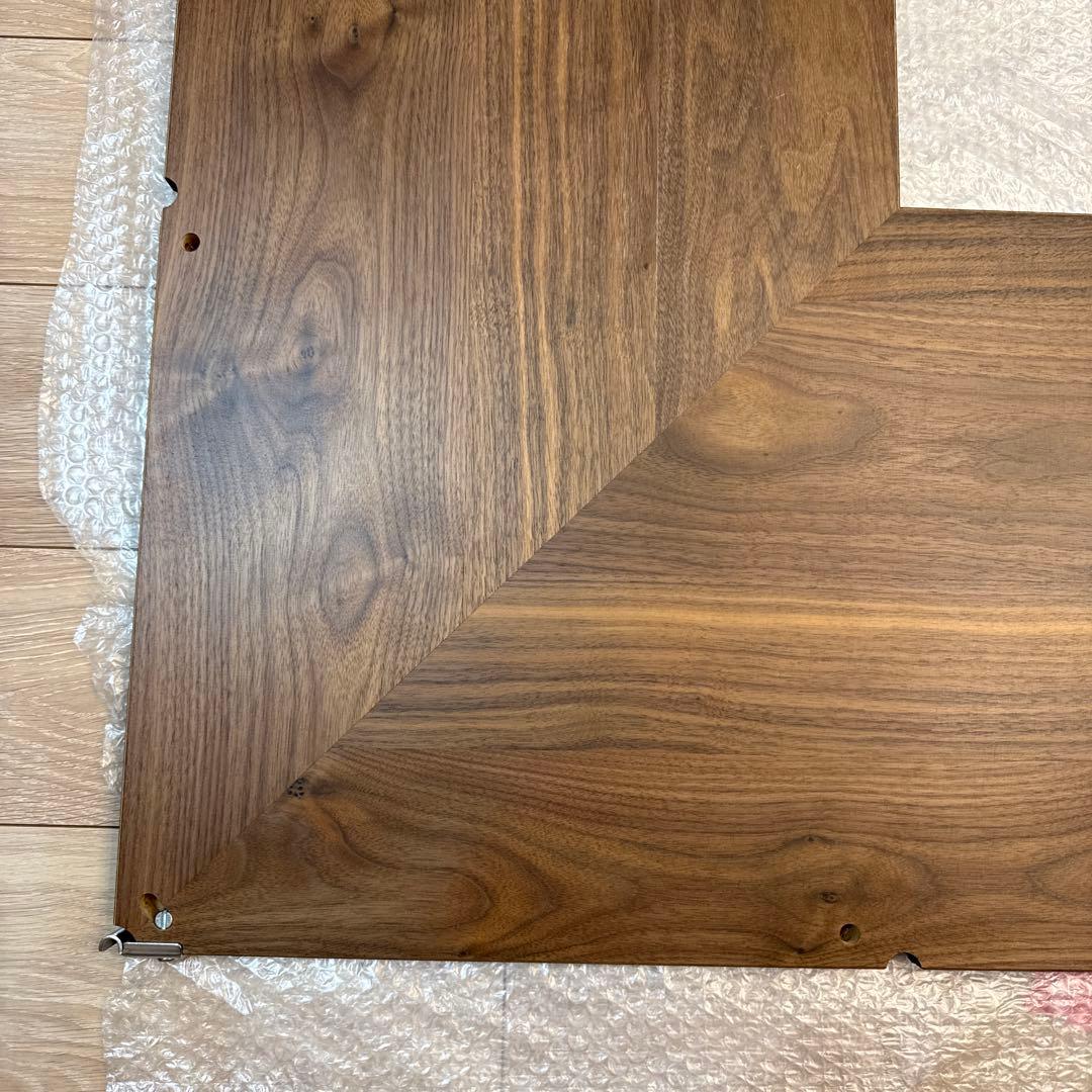 無印良品ステンレスユニットシェルフ・追加棚・コーナータイプ／WN材 幅８４ｃｍ