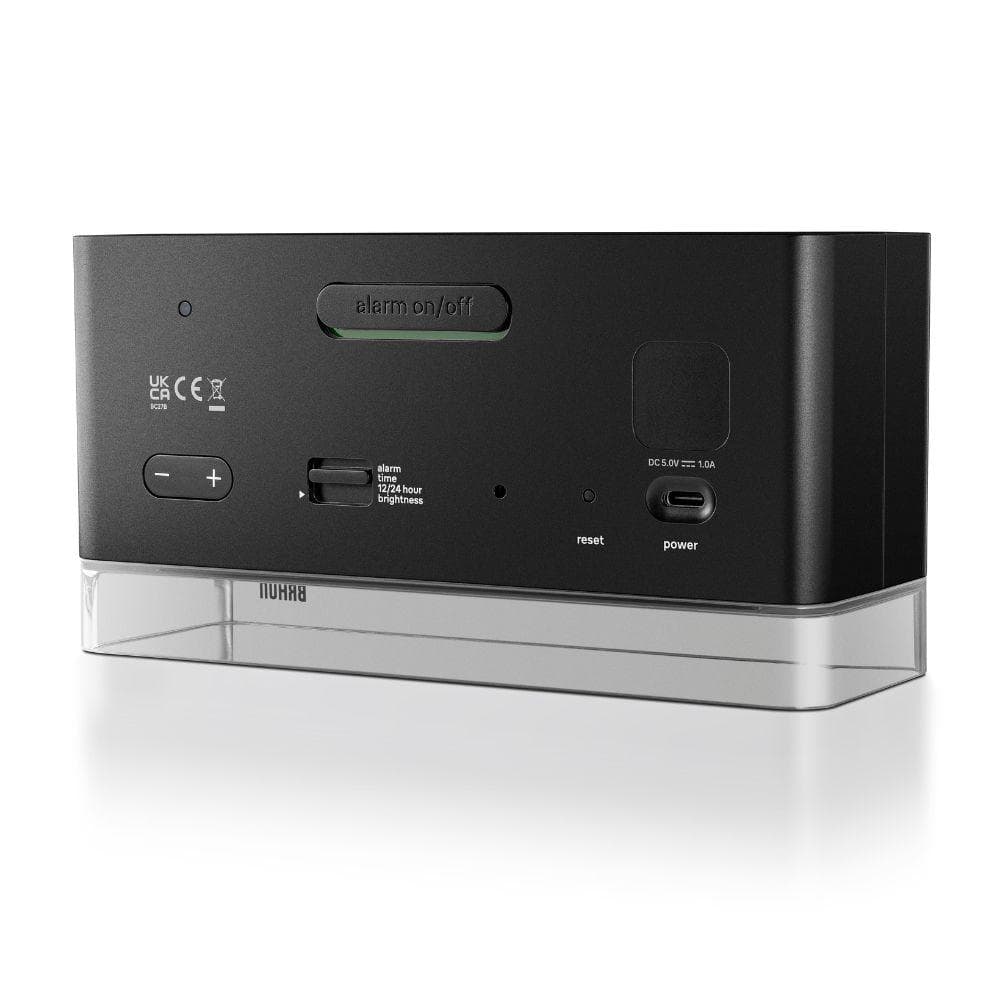 【未使用】ブラウン デジタルアラームクロック LEDライト付き BC27B