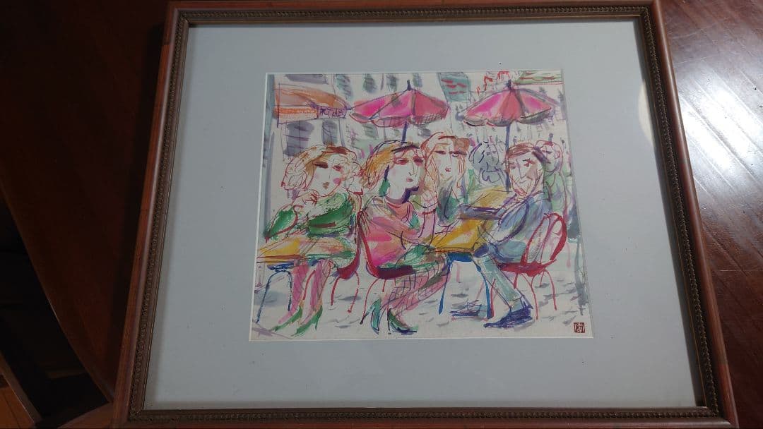 成瀬光男カフェテラスにて