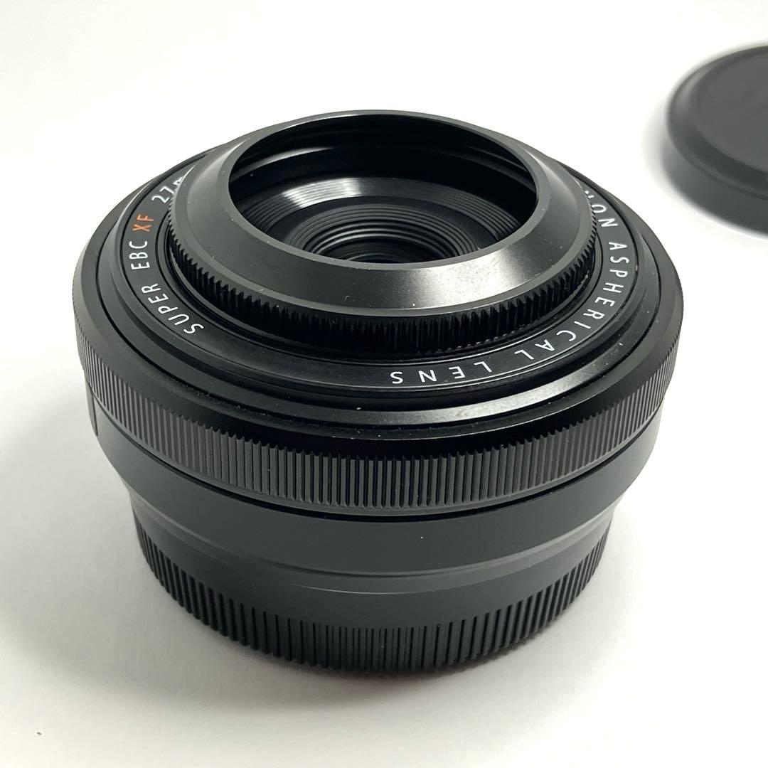 Fujinon XF 27mm f2.8 レンズ フジツボフード付き