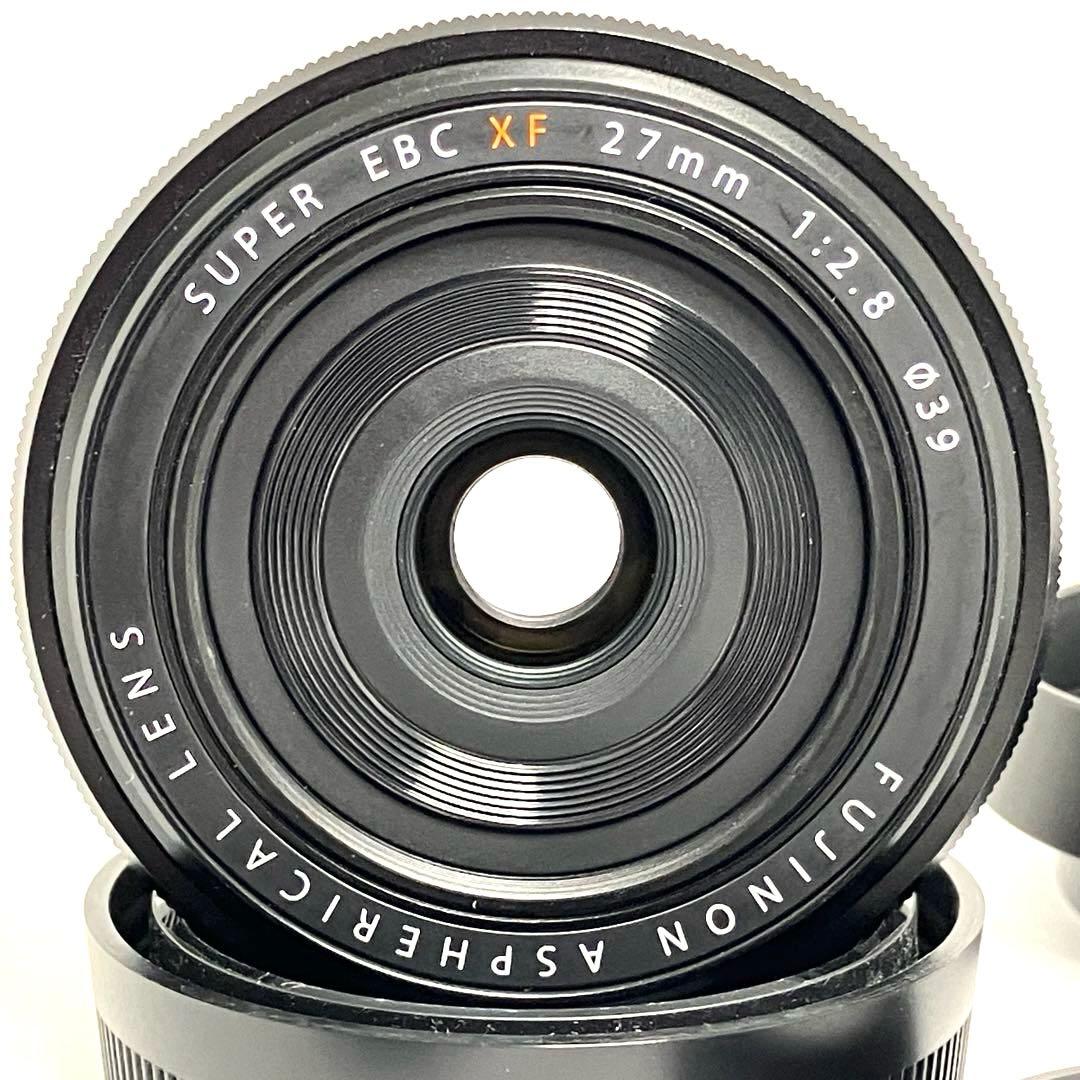 Fujinon XF 27mm f2.8 レンズ フジツボフード付き