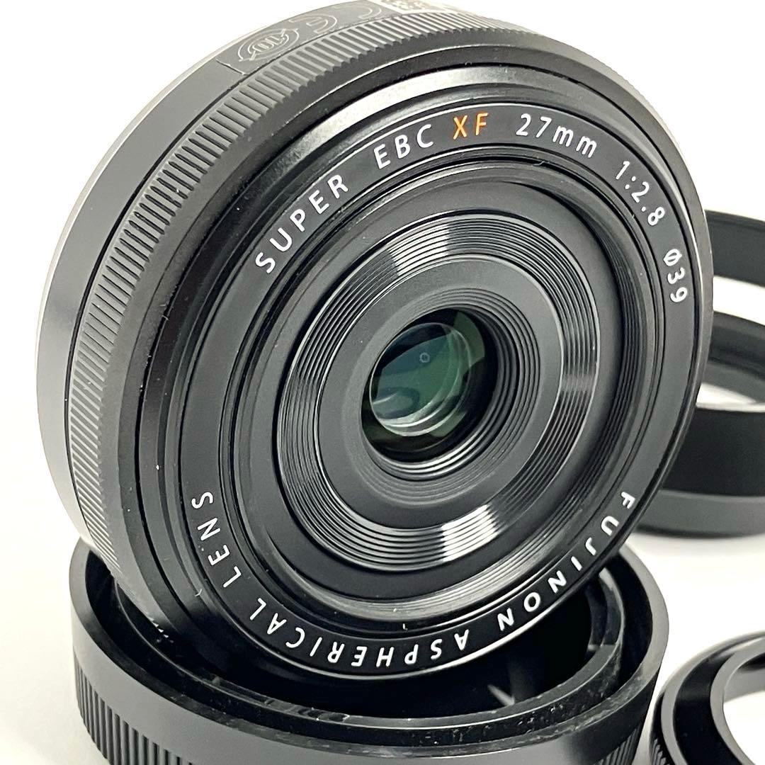 Fujinon XF 27mm f2.8 レンズ フジツボフード付き