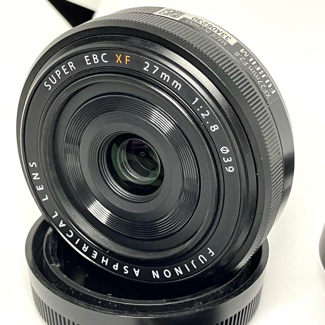 Fujinon XF 27mm f2.8 レンズ フジツボフード付き
