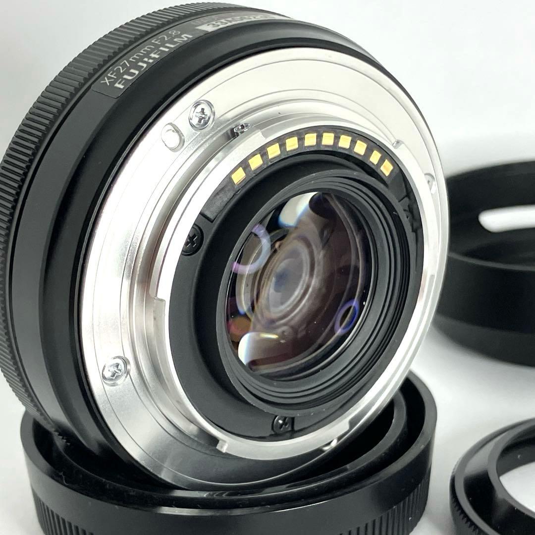 Fujinon XF 27mm f2.8 レンズ フジツボフード付き