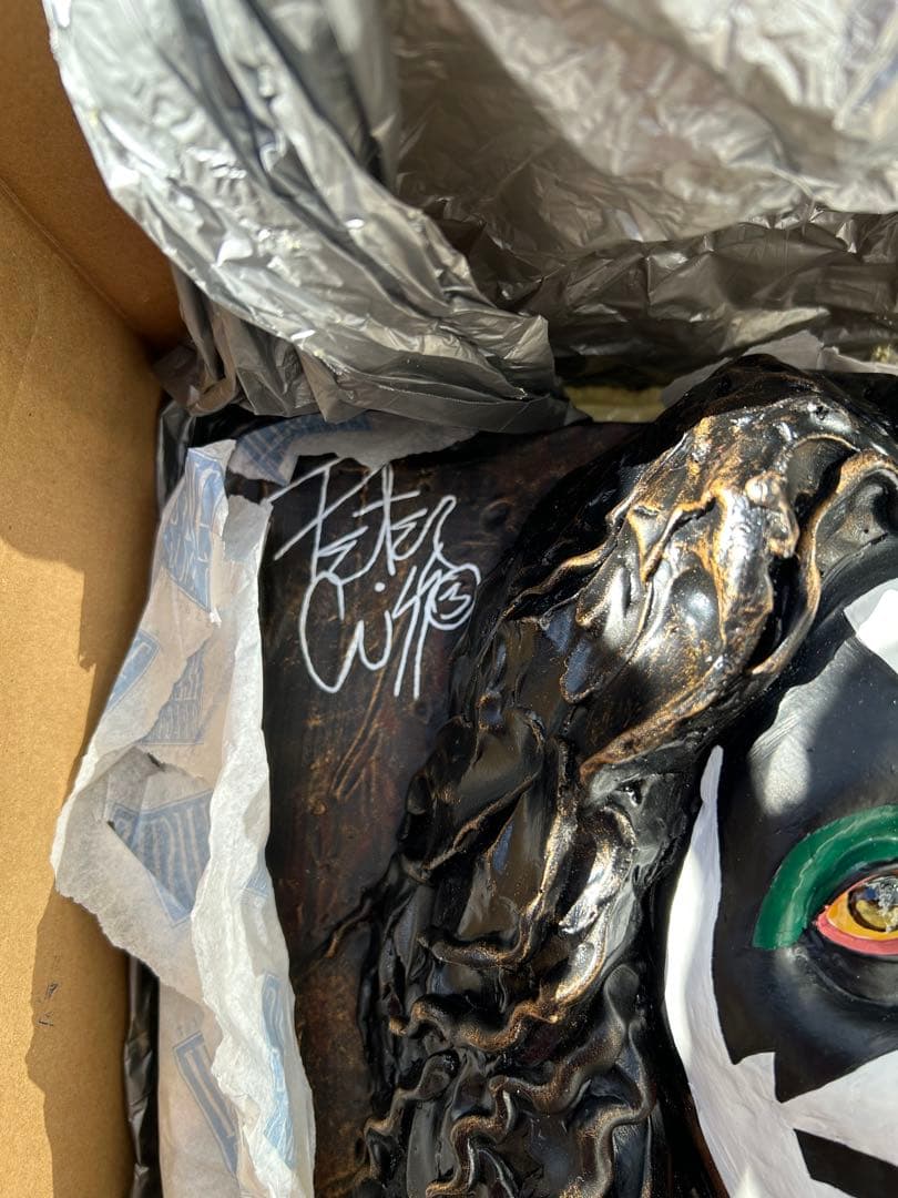 KISS キッスWALL SCULPTURE 直筆サイン入り　壁掛　4つセット