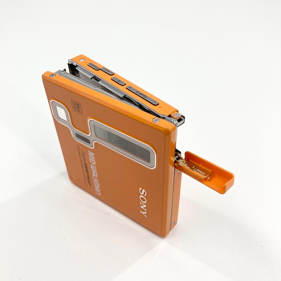 希少色 SONY MDウォークマン MDプレーヤー MZ-E77 通電のみ