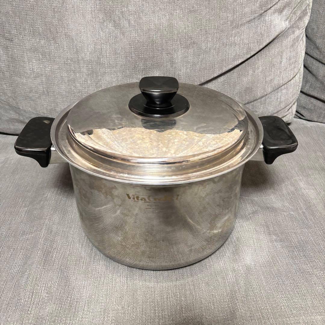 VitaCraft ビタクラフトセブン 両手鍋5.5L　no.7205 IH対応