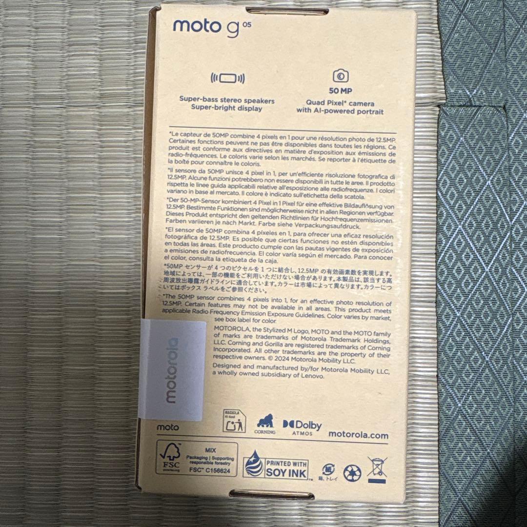 motorola moto g 9 128GB 未開封