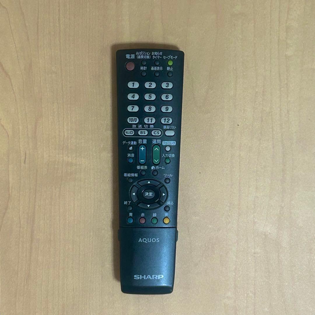 SHARP LC-24K9 AQUOS24インチ液晶テレビ　リモコン付